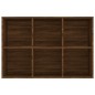 vidaXL Estantería/Aparador contrachapada marrón roble 66x30x98 cm vidaXL Estantería/Aparador contrachapada marrón roble 66x30x98 cm