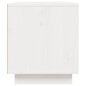 vidaXL Mueble de TV madera maciza de pino blanco 80x35x40,5 cm