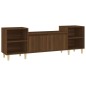 vidaXL Mueble para TV madera contrachapada marrón roble 160x35x55 cm vidaXL Mueble para TV madera contrachapada marrón roble 160x35x55 cm