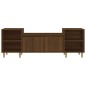 vidaXL Mueble para TV madera contrachapada marrón roble 160x35x55 cm vidaXL Mueble para TV madera contrachapada marrón roble 160x35x55 cm