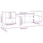 vidaXL Mueble para TV madera contrachapada marrón roble 160x35x55 cm vidaXL Mueble para TV madera contrachapada marrón roble 160x35x55 cm