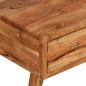 vidaXL Mesa de centro madera maciza de acacia con cajón 100x50x40 cm vidaXL Mesa de centro madera maciza de acacia con cajón 100x50x40 cm