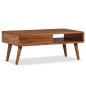 vidaXL Mesa de centro madera maciza de acacia con cajón 100x50x40 cm vidaXL Mesa de centro madera maciza de acacia con cajón 100x50x40 cm