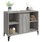 vidaXL Armario de lavabo madera contrachapada gris Sonoma 80x33x60 cm vidaXL Armario de lavabo madera contrachapada gris Sonoma 80x33x60 cm