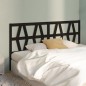 vidaXL Cabecero de cama madera maciza de pino negro 206x4x100 cm
