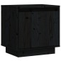 vidaXL Mesita de noche de madera maciza de pino negro 40x30x40 cm vidaXL Mesita de noche de madera maciza de pino negro 40x30x40 cm
