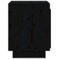vidaXL Mesita de noche de madera maciza de pino negro 40x30x40 cm vidaXL Mesita de noche de madera maciza de pino negro 40x30x40 cm