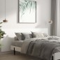 vidaXL Cabecero de cama pared madera contrachapada blanco 240x1,5x80cm vidaXL Cabecero de cama pared madera contrachapada blanco 240x1,5x80cm
