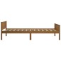 vidaXL Estructura de cama madera maciza pino marrón miel 100x200 cm vidaXL Estructura de cama madera maciza pino marrón miel 100x200 cm