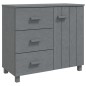 vidaXL Aparador HAMAR madera maciza de pino gris oscuro 90x40x80 cm vidaXL Aparador HAMAR madera maciza de pino gris oscuro 90x40x80 cm