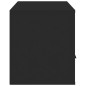 vidaXL Mueble para TV madera contrachapada negra 100x35x40 cm