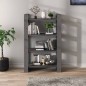 vidaXL Estantería/divisor de espacios madera de pino gris 80x35x125 cm vidaXL Estantería/divisor de espacios madera de pino gris 80x35x125 cm