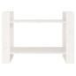 vidaXL Estantería/divisor de espacios madera pino blanco 80x35x56,5 cm vidaXL Estantería/divisor de espacios madera pino blanco 80x35x56,5 cm