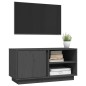 vidaXL Mueble de TV madera maciza de pino gris 80x35x40,5 cm vidaXL Mueble de TV madera maciza de pino gris 80x35x40,5 cm