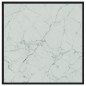 vidaXL Mesa de centro vidrio templado blanco 80x80x35 cm vidaXL Mesa de centro vidrio templado blanco 80x80x35 cm