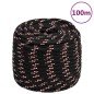 vidaXL Cuerda de barco polipropileno negra 16 mm 100 m vidaXL Cuerda de barco polipropileno negra 16 mm 100 m