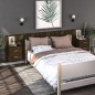 vidaXL Mesita de noche de pared roble ahumado vidaXL Mesita de noche de pared roble ahumado