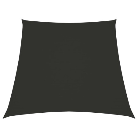 vidaXL Toldo de vela tela oxford trapecio gris antracita 2/4x3 m