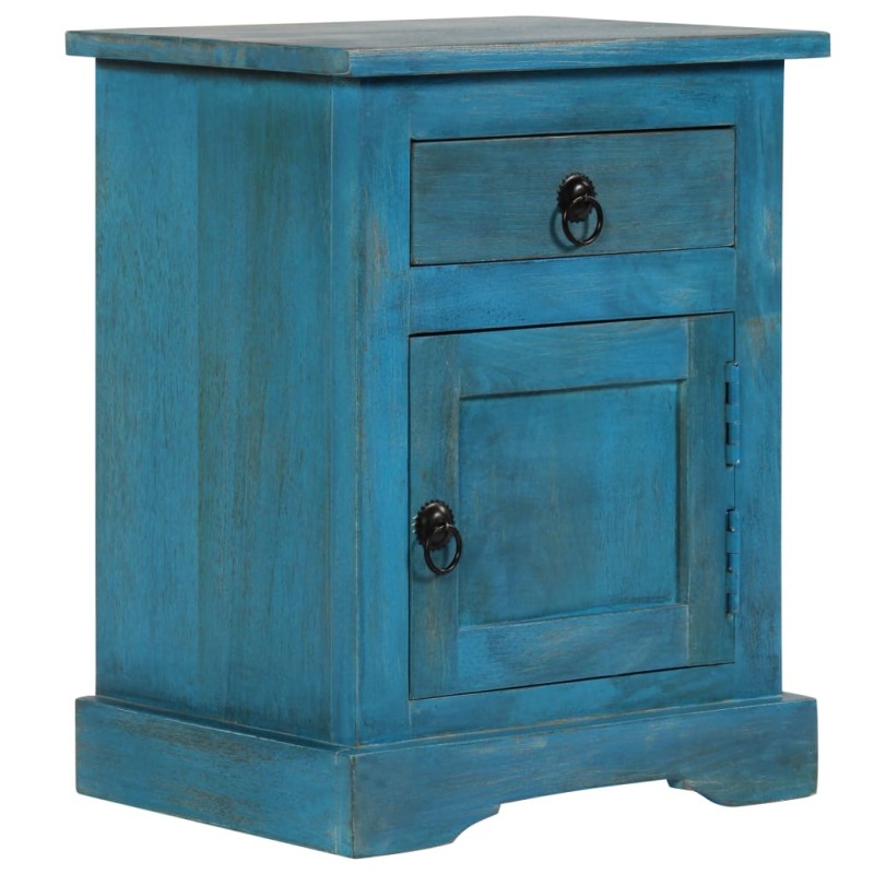 vidaXL Mesita de noche de madera maciza de mango 40x30x50 cm vidaXL Mesita de noche de madera maciza de mango 40x30x50 cm