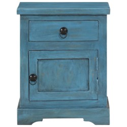 vidaXL Mesita de noche de madera maciza de mango 40x30x50 cm