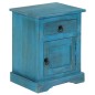 vidaXL Mesita de noche de madera maciza de mango 40x30x50 cm vidaXL Mesita de noche de madera maciza de mango 40x30x50 cm