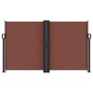 vidaXL Toldo lateral retráctil marrón 140x1200 cm vidaXL Toldo lateral retráctil marrón 140x1200 cm