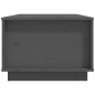 vidaXL Mesa de centro de madera maciza de pino gris 100x50x35 cm vidaXL Mesa de centro de madera maciza de pino gris 100x50x35 cm