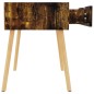 vidaXL Mesita de noche madera de ingeniería roble ahumado 40x40x56 cm vidaXL Mesita de noche madera de ingeniería roble ahumado 40x40x56 cm