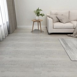 vidaXL Tarimas autoadhesivas 20 piezas PVC 1,86 m² gris claro