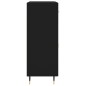 vidaXL Aparador de madera de ingeniería negro 69,5x34x90 cm vidaXL Aparador de madera de ingeniería negro 69,5x34x90 cm