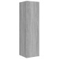 vidaXL Set de muebles para TV 8 pzas madera contrachapada gris Sonoma