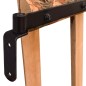 vidaXL Puerta para valla 100x100cm madera de avellano impregnada vidaXL Puerta para valla 100x100cm madera de avellano impregnada