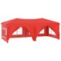 vidaXL Carpa para fiestas plegable con paredes laterales rojo 3x6 m vidaXL Carpa para fiestas plegable con paredes laterales rojo 3x6 m