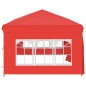 vidaXL Carpa para fiestas plegable con paredes laterales rojo 3x6 m vidaXL Carpa para fiestas plegable con paredes laterales rojo 3x6 m