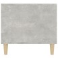 vidaXL Mesa de centro madera contrachapada gris hormigón 90x49x45 cm