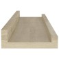 vidaXL Estantes de pared 4 unidades roble Sonoma 40x9x3 cm vidaXL Estantes de pared 4 unidades roble Sonoma 40x9x3 cm
