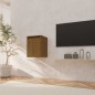 vidaXL Armario de pared madera maciza de pino marrón miel 30x30x40 cm vidaXL Armario de pared madera maciza de pino marrón miel 30x30x40 cm