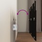 vidaXL Cabecero de cama de pared madera maciza pino negro 146,5x3x80cm