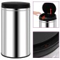 vidaXL Cubo de basura con sensor automático 60 L acero inoxidable vidaXL Cubo de basura con sensor automático 60 L acero inoxidable