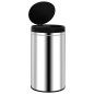 vidaXL Cubo de basura con sensor automático 60 L acero inoxidable vidaXL Cubo de basura con sensor automático 60 L acero inoxidable