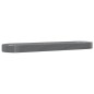 vidaXL Jardinera arriate acero recubrimiento polvo gris 523x140x36 cm vidaXL Jardinera arriate acero recubrimiento polvo gris 523x140x36 cm