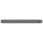 vidaXL Jardinera arriate acero recubrimiento polvo gris 523x140x36 cm vidaXL Jardinera arriate acero recubrimiento polvo gris 523x140x36 cm