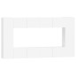 vidaXL Set de muebles para TV 8 piezas madera contrachapada blanco vidaXL Set de muebles para TV 8 piezas madera contrachapada blanco