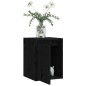 vidaXL Armario de pared de madera maciza de pino negro 30x30x40 cm vidaXL Armario de pared de madera maciza de pino negro 30x30x40 cm