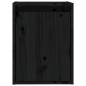 vidaXL Armario de pared de madera maciza de pino negro 30x30x40 cm vidaXL Armario de pared de madera maciza de pino negro 30x30x40 cm