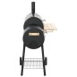 vidaXL Barbacoa clásica de carbón con ahumador vidaXL Barbacoa clásica de carbón con ahumador