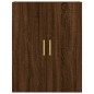 vidaXL Aparador alto madera contrachapada marrón roble 69,5x34x180 cm vidaXL Aparador alto madera contrachapada marrón roble 69,5x34x180 cm