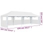 vidaXL Carpa de fiestas pop-up plegable con 5 paredes blanco 3x9 m vidaXL Carpa de fiestas pop-up plegable con 5 paredes blanco 3x9 m