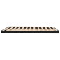 vidaXL Estructura de cama de madera maciza pino negra 150x200 cm