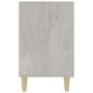 vidaXL Aparador de madera de ingeniería gris hormigón 100x36x60 cm